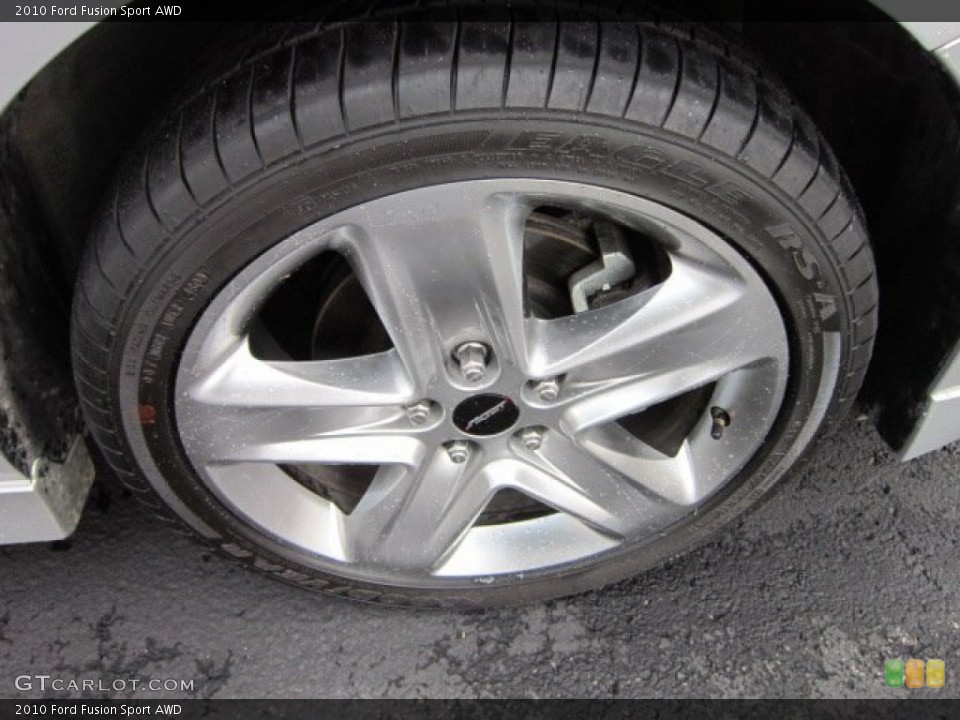 2010 Ford Fusion Sport AWD Wheel and Tire Photo #55284466