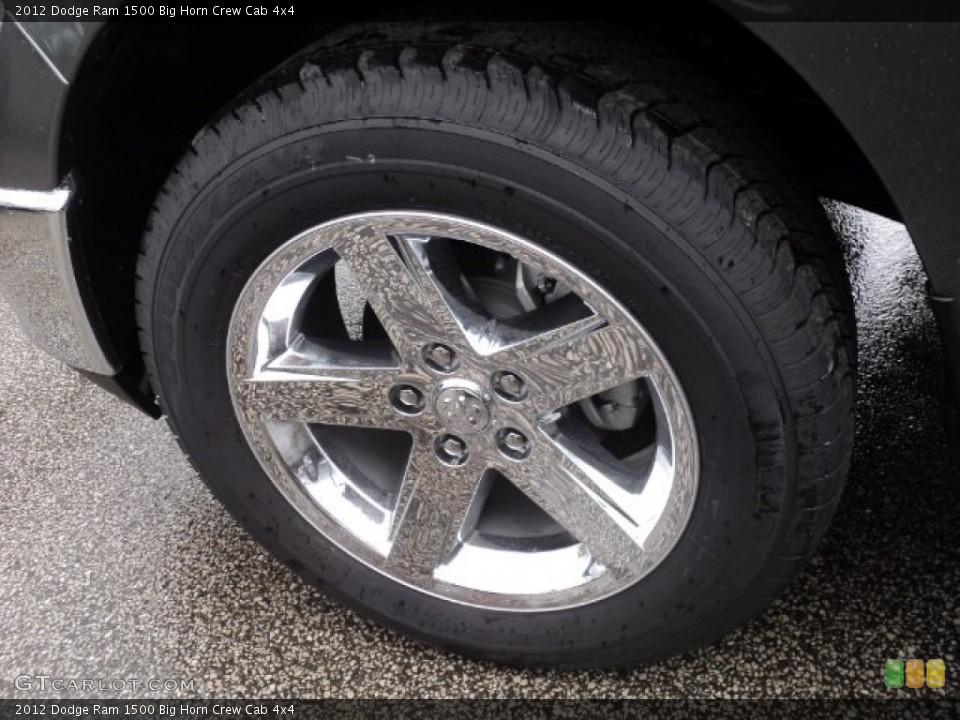 2012 Dodge Ram 1500 Big Horn Crew Cab 4x4 Wheel and Tire Photo #55284874