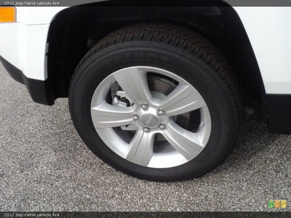 2012 Jeep Patriot Latitude 4x4 Wheel and Tire Photo #55285009