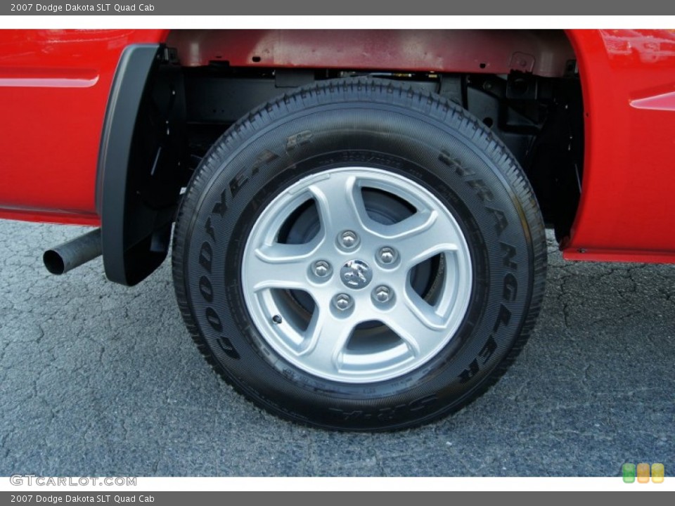 2007 Dodge Dakota SLT Quad Cab Wheel and Tire Photo #55285891