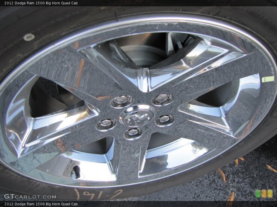 2012 Dodge Ram 1500 Big Horn Quad Cab Wheel and Tire Photo #55289181