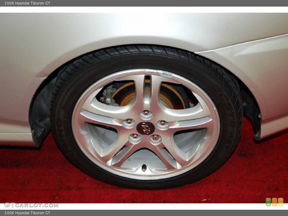 2006 Hyundai Tiburon GT Wheel and Tire Photo #55293328