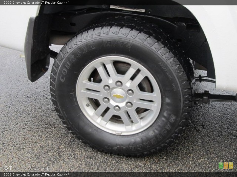2009 Chevrolet Colorado LT Regular Cab 4x4 Wheel and Tire Photo #55299850