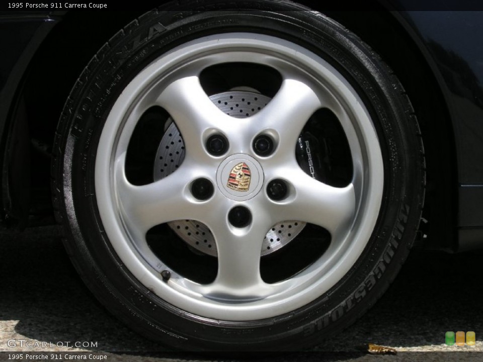 1995 Porsche 911 Carrera Coupe Wheel and Tire Photo #55301713