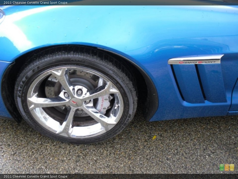 2011 Chevrolet Corvette Grand Sport Coupe Wheel and Tire Photo #55308739