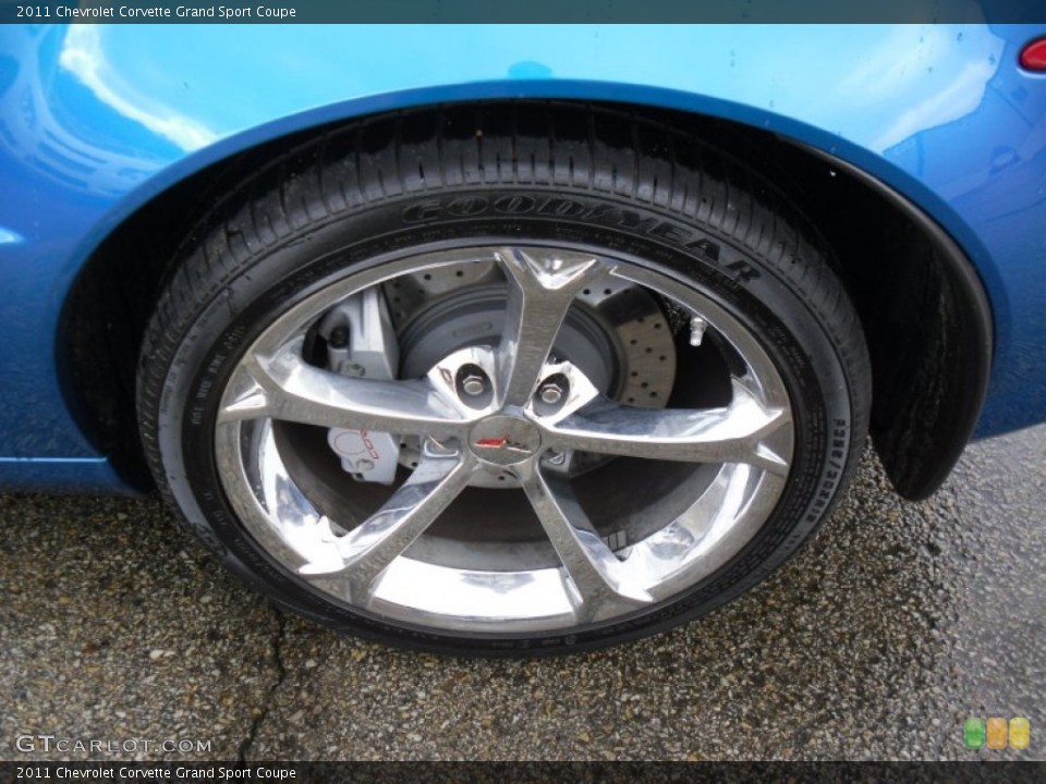 2011 Chevrolet Corvette Grand Sport Coupe Wheel and Tire Photo #55308754