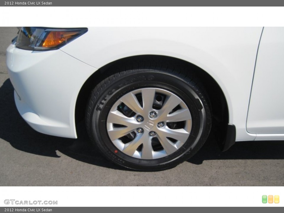 2012 Honda Civic LX Sedan Wheel and Tire Photo #55310098