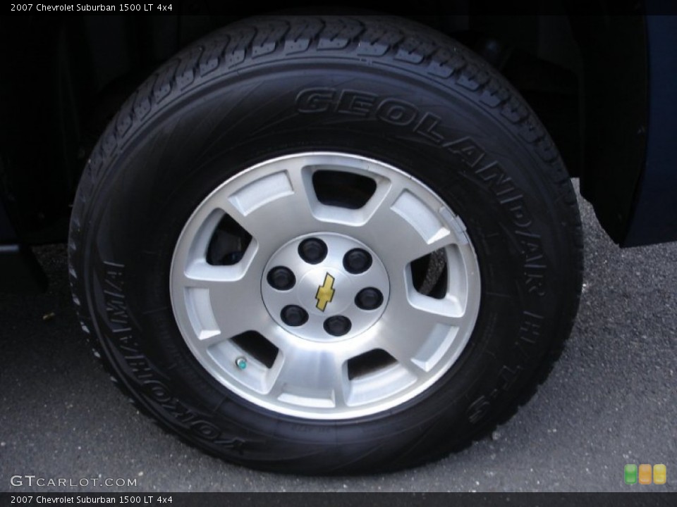 2007 Chevrolet Suburban 1500 LT 4x4 Wheel and Tire Photo #55313590
