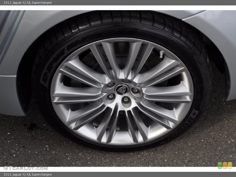 2011 Jaguar XJ XJL Supercharged Wheel and Tire Photo #55315336