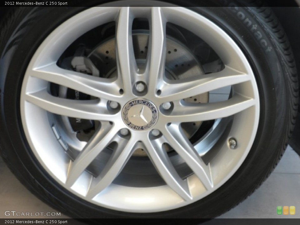 2012 Mercedes-Benz C 250 Sport Wheel and Tire Photo #55317346