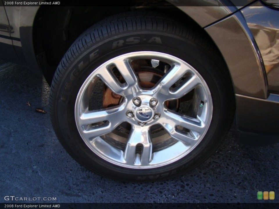 2008 Ford Explorer Limited AWD Wheel and Tire Photo #55318096