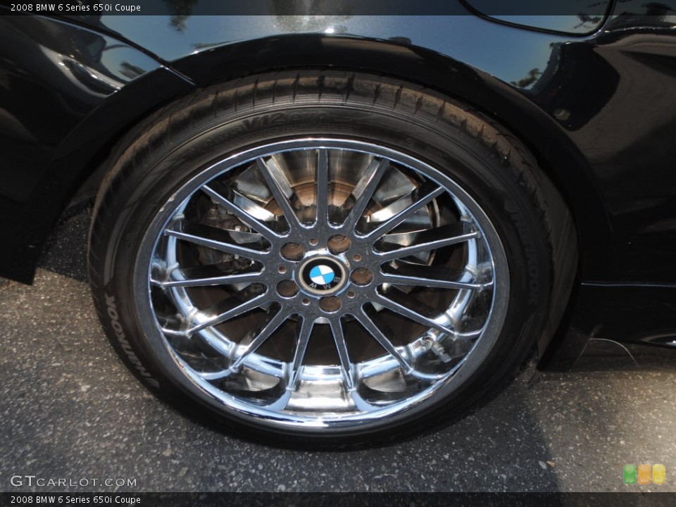 2008 BMW 6 Series 650i Coupe Wheel and Tire Photo #55323910