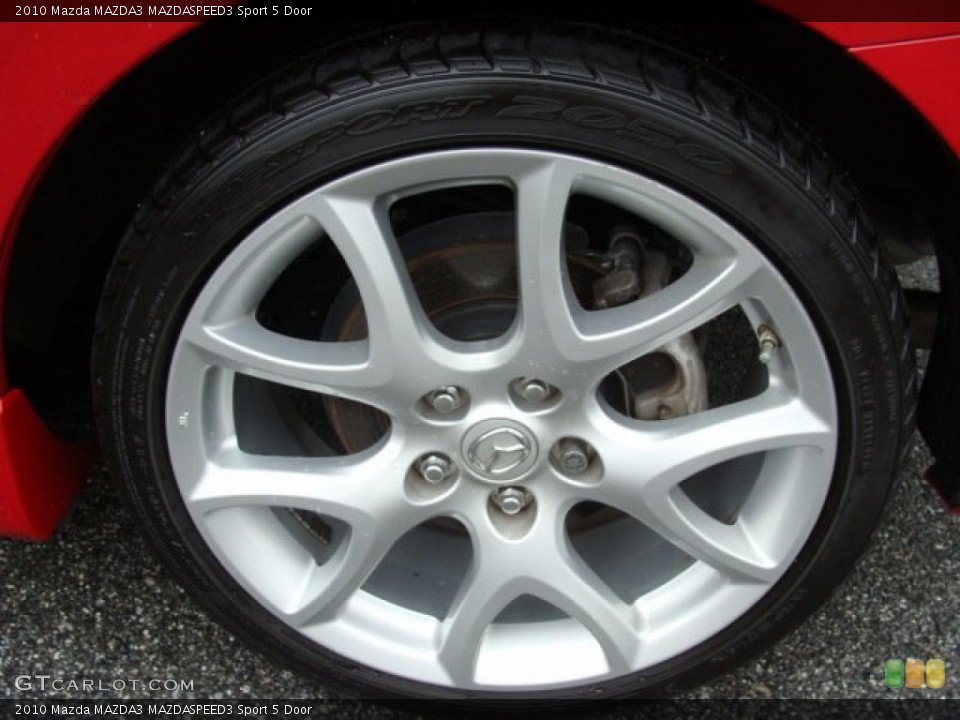 2010 Mazda MAZDA3 MAZDASPEED3 Sport 5 Door Wheel and Tire Photo #55324818