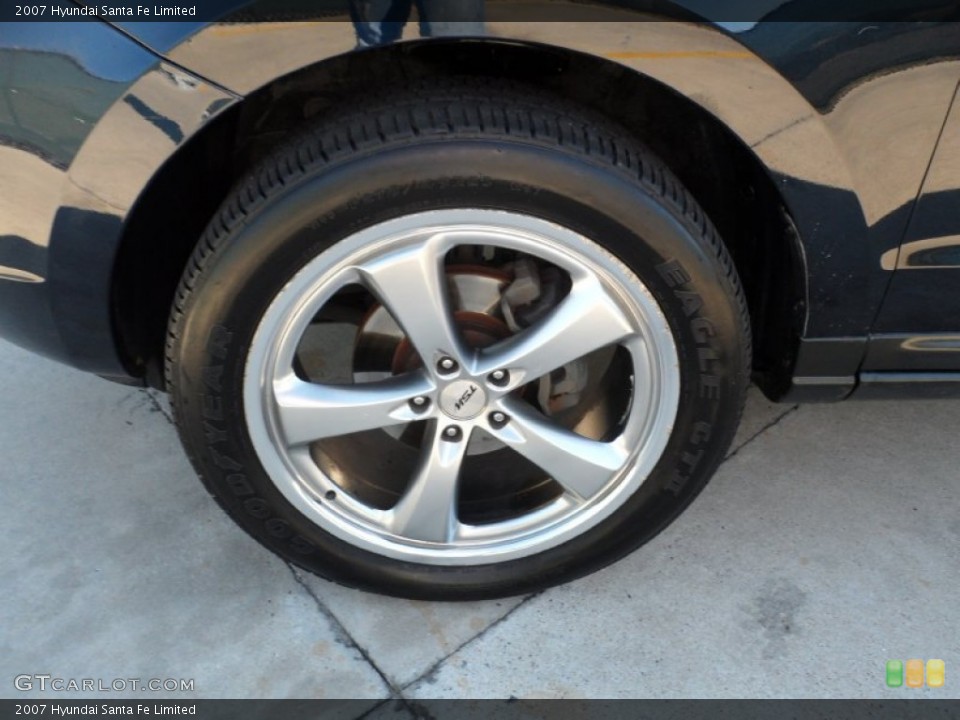 2007 Hyundai Santa Fe Custom Wheel and Tire Photo #55325512