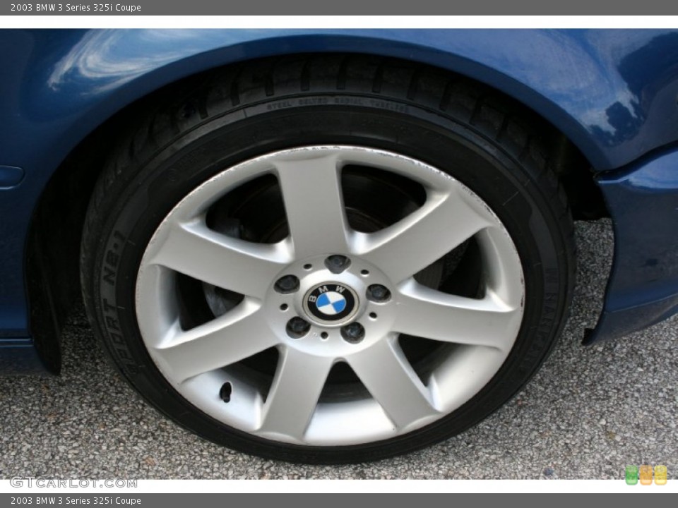 2003 BMW 3 Series 325i Coupe Wheel and Tire Photo #55329073