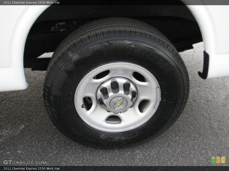 2011 Chevrolet Express 2500 Work Van Wheel and Tire Photo #55339916