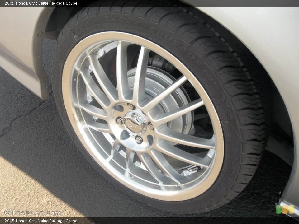 2005 Honda Civic Custom Wheel and Tire Photo #55341080