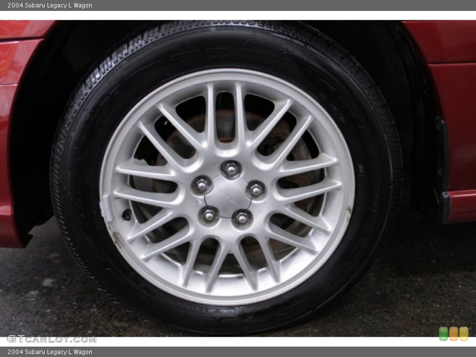 2004 Subaru Legacy L Wagon Wheel and Tire Photo #55347431