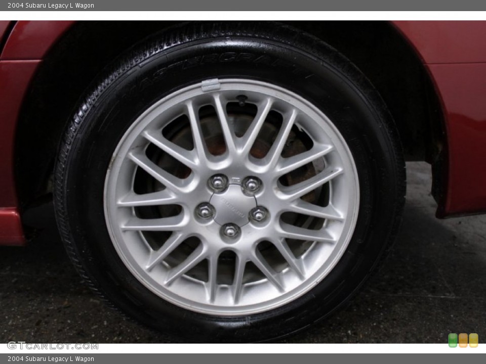 2004 Subaru Legacy L Wagon Wheel and Tire Photo #55347440