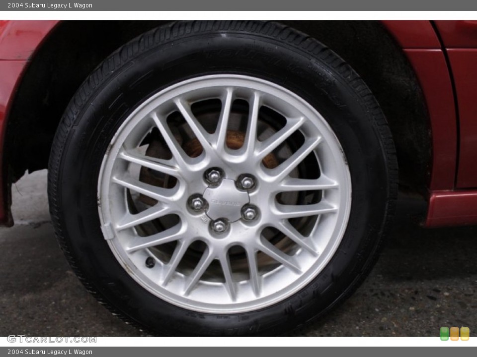 2004 Subaru Legacy L Wagon Wheel and Tire Photo #55347521