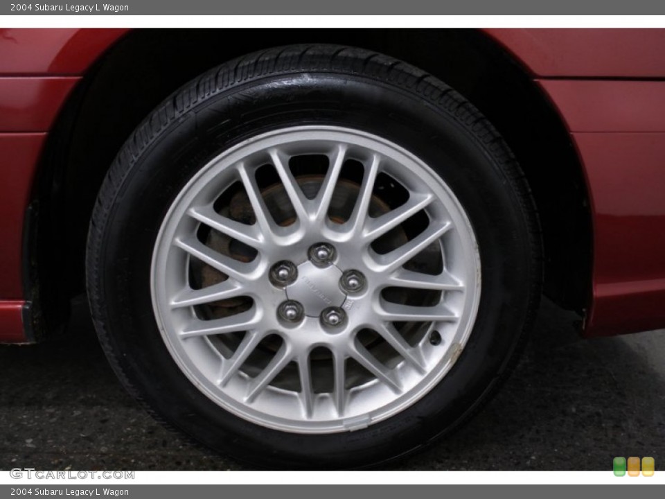 2004 Subaru Legacy L Wagon Wheel and Tire Photo #55347530