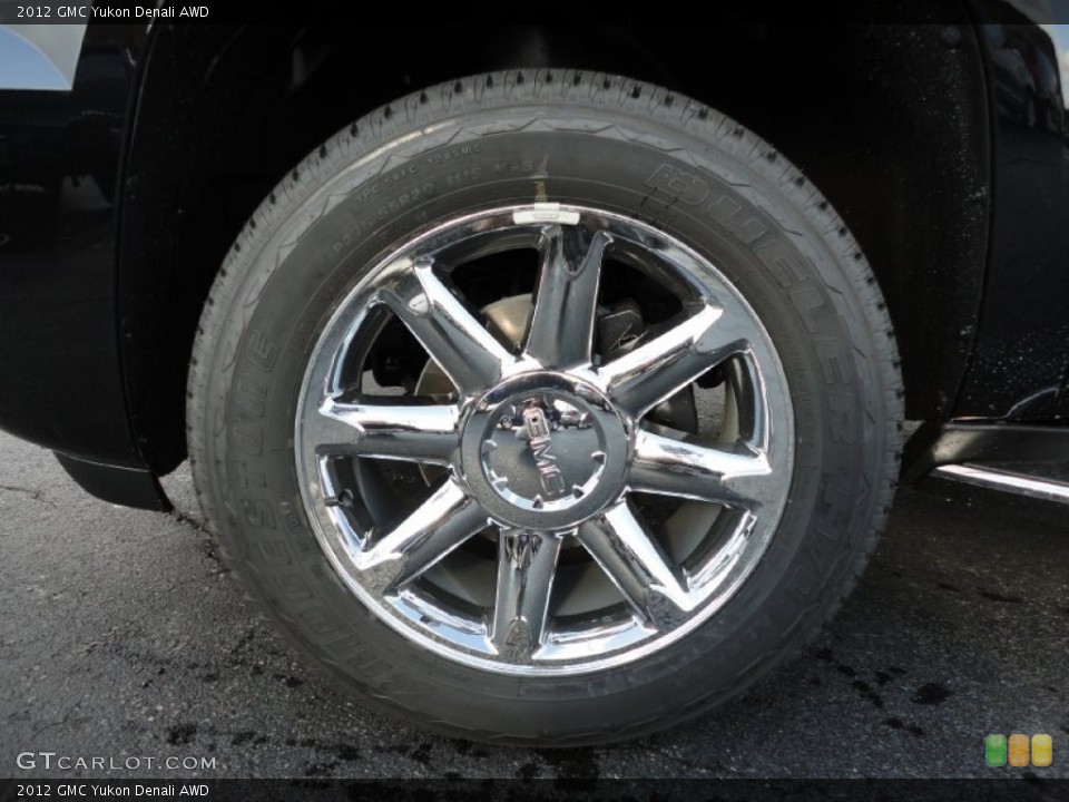 2012 GMC Yukon Denali AWD Wheel and Tire Photo #55354868