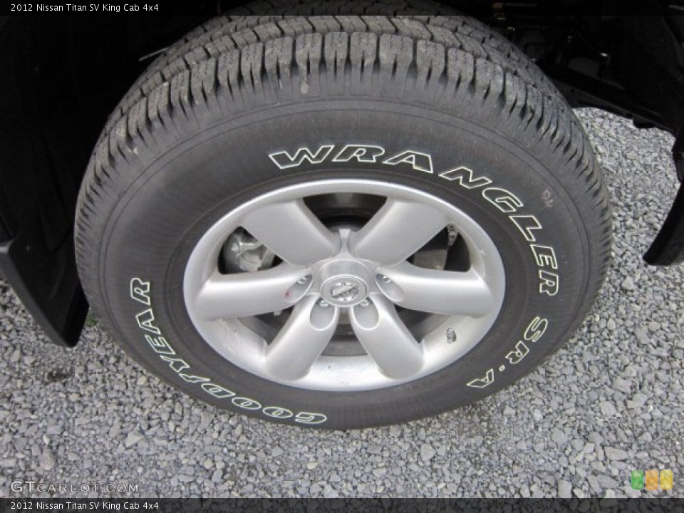 2012 Nissan Titan SV King Cab 4x4 Wheel and Tire Photo #55358636