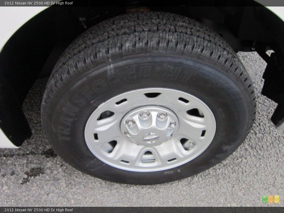 2012 Nissan NV 2500 HD SV High Roof Wheel and Tire Photo #55358998