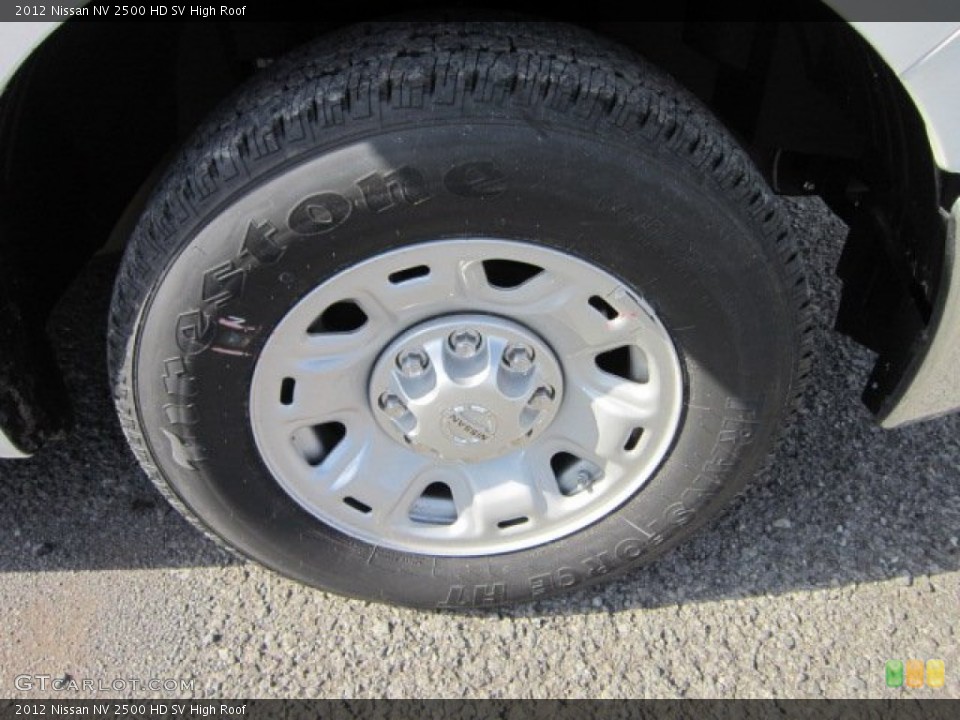 2012 Nissan NV 2500 HD SV High Roof Wheel and Tire Photo #55359182