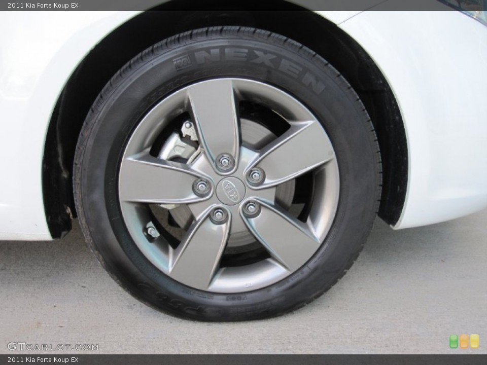 2011 Kia Forte Koup EX Wheel and Tire Photo #55360451