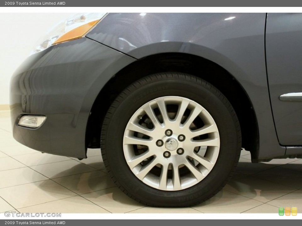 2009 Toyota Sienna Limited AWD Wheel and Tire Photo #55366542