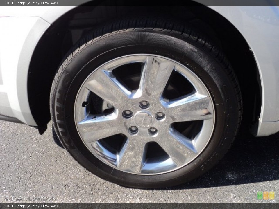 2011 Dodge Journey Crew AWD Wheel and Tire Photo #55367583