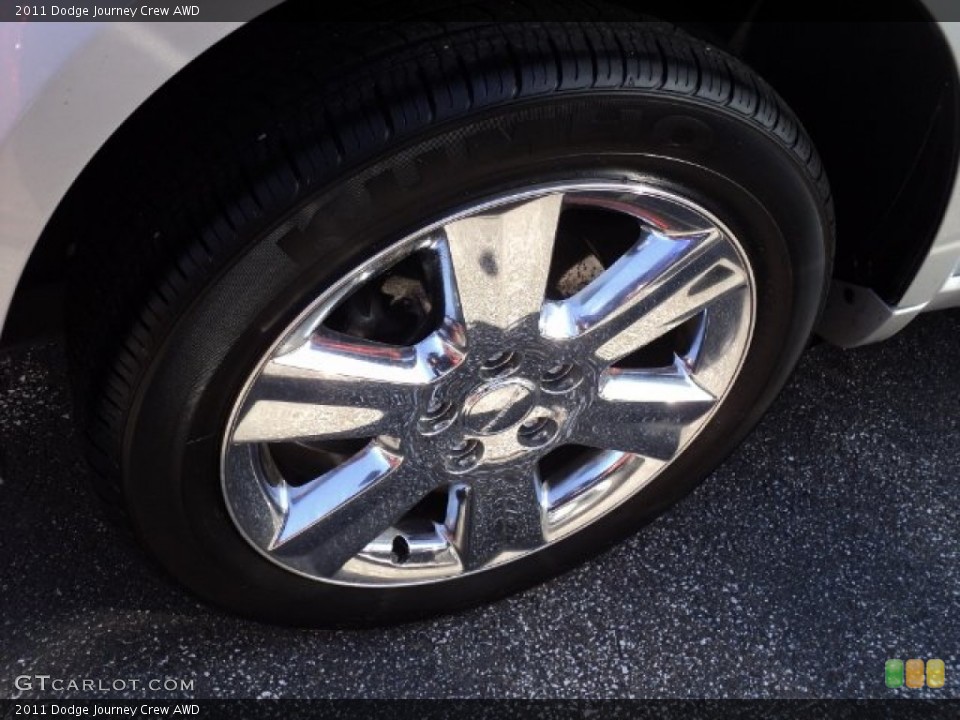 2011 Dodge Journey Crew AWD Wheel and Tire Photo #55367598