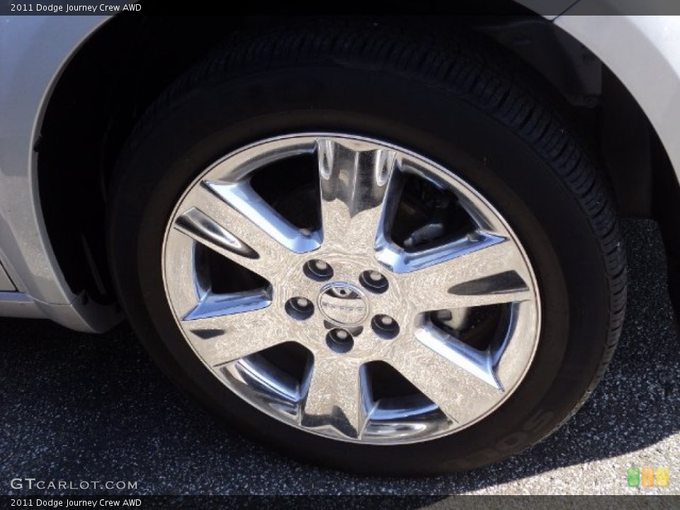 2011 Dodge Journey Crew AWD Wheel and Tire Photo #55367607