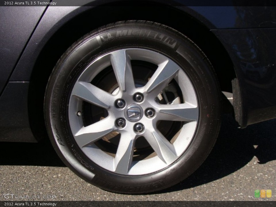 2012 Acura TL 3.5 Technology Wheel and Tire Photo #55368669