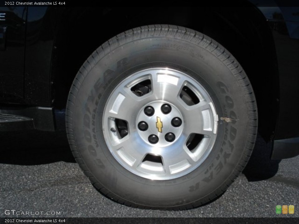 2012 Chevrolet Avalanche LS 4x4 Wheel and Tire Photo #55368882