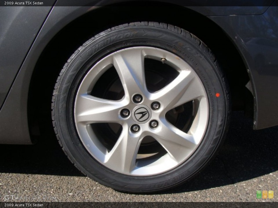 2009 Acura TSX Sedan Wheel and Tire Photo #55369482
