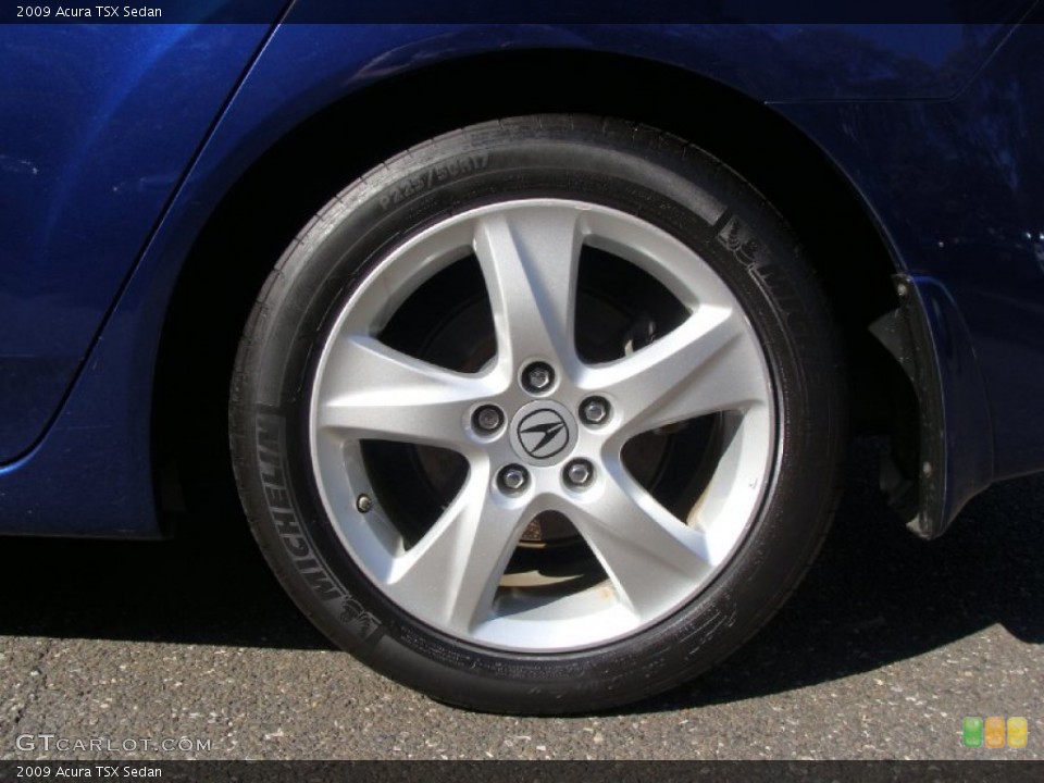 2009 Acura TSX Sedan Wheel and Tire Photo #55370880
