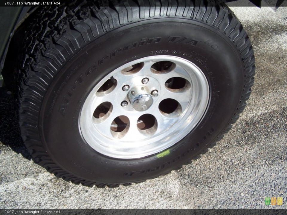 2007 Jeep Wrangler Custom Wheel and Tire Photo #55377288