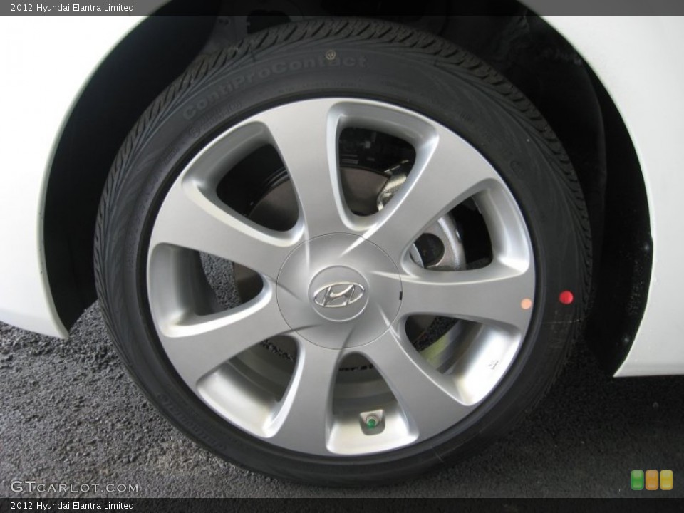 2012 Hyundai Elantra Limited Wheel and Tire Photo #55383397