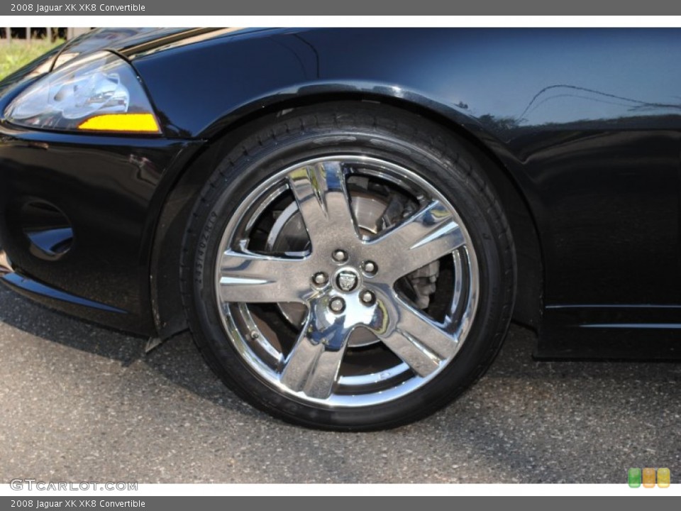 2008 Jaguar XK XK8 Convertible Wheel and Tire Photo #55385199