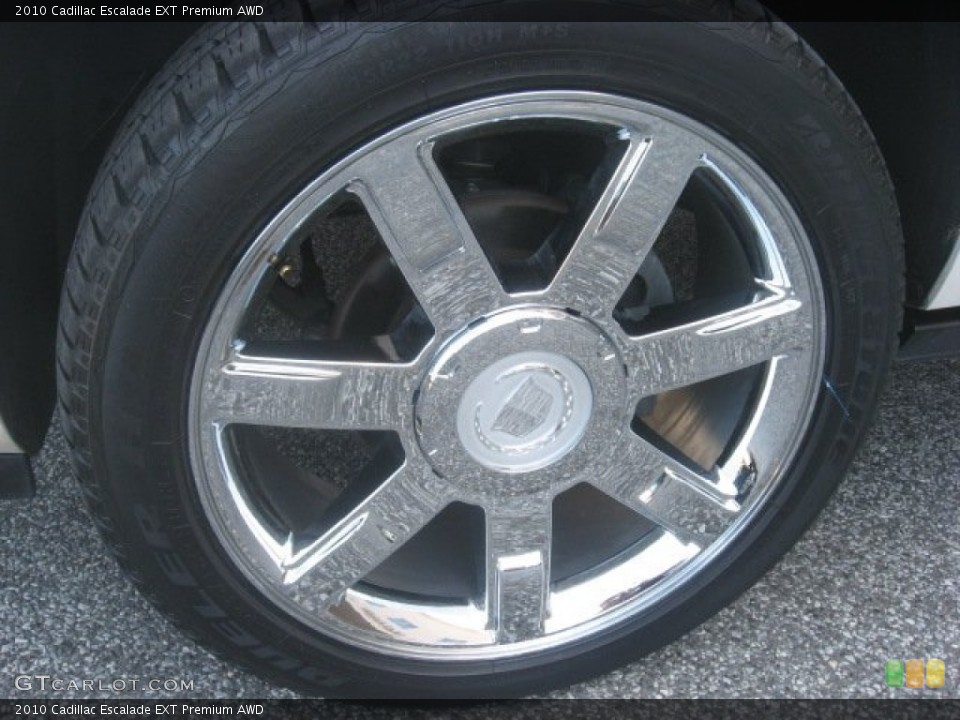 2010 Cadillac Escalade EXT Premium AWD Wheel and Tire Photo #55389414