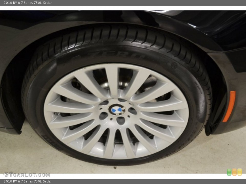 2010 BMW 7 Series 750Li Sedan Wheel and Tire Photo #55390947