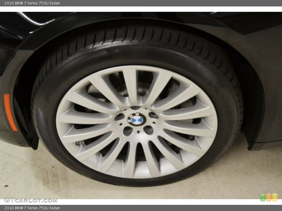 2010 BMW 7 Series 750Li Sedan Wheel and Tire Photo #55391001