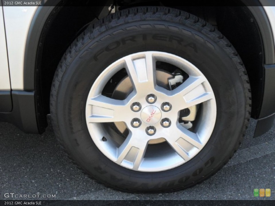 2012 GMC Acadia SLE Wheel and Tire Photo #55392636