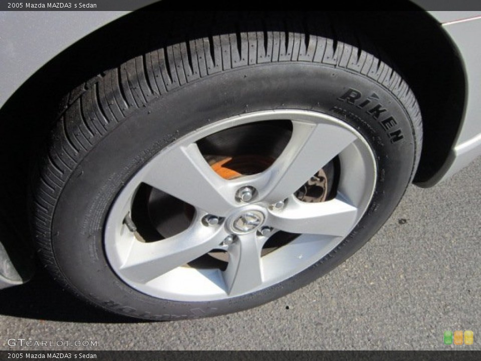 2005 Mazda MAZDA3 s Sedan Wheel and Tire Photo #55394787