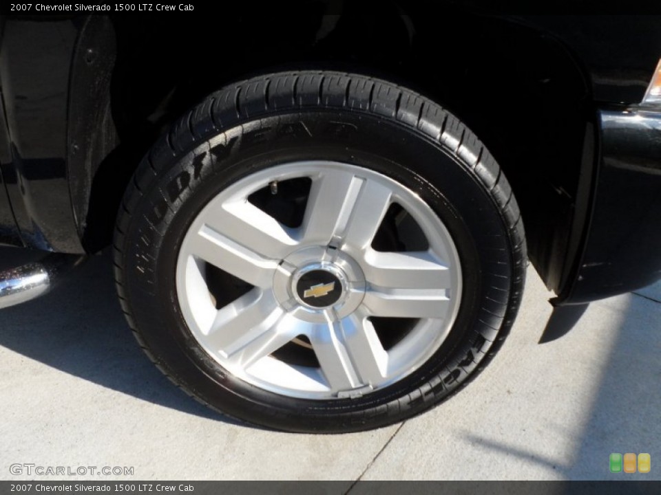 2007 Chevrolet Silverado 1500 LTZ Crew Cab Wheel and Tire Photo #55395648