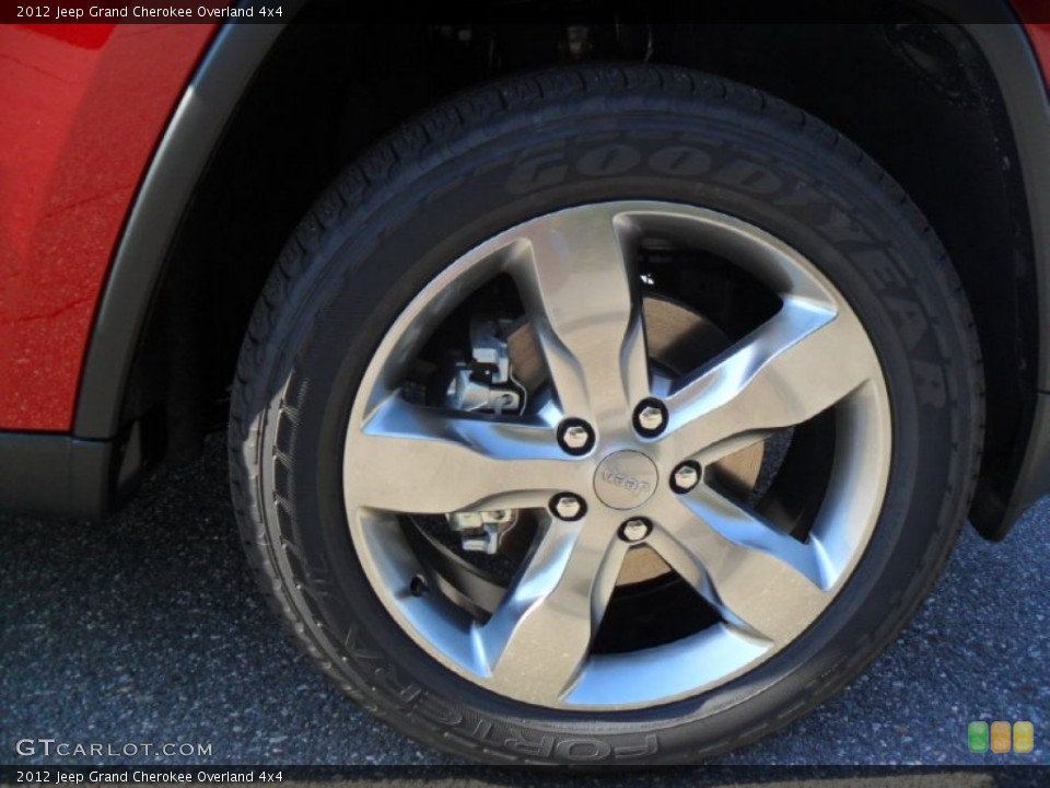2012 Jeep Grand Cherokee Overland 4x4 Wheel and Tire Photo #55397187