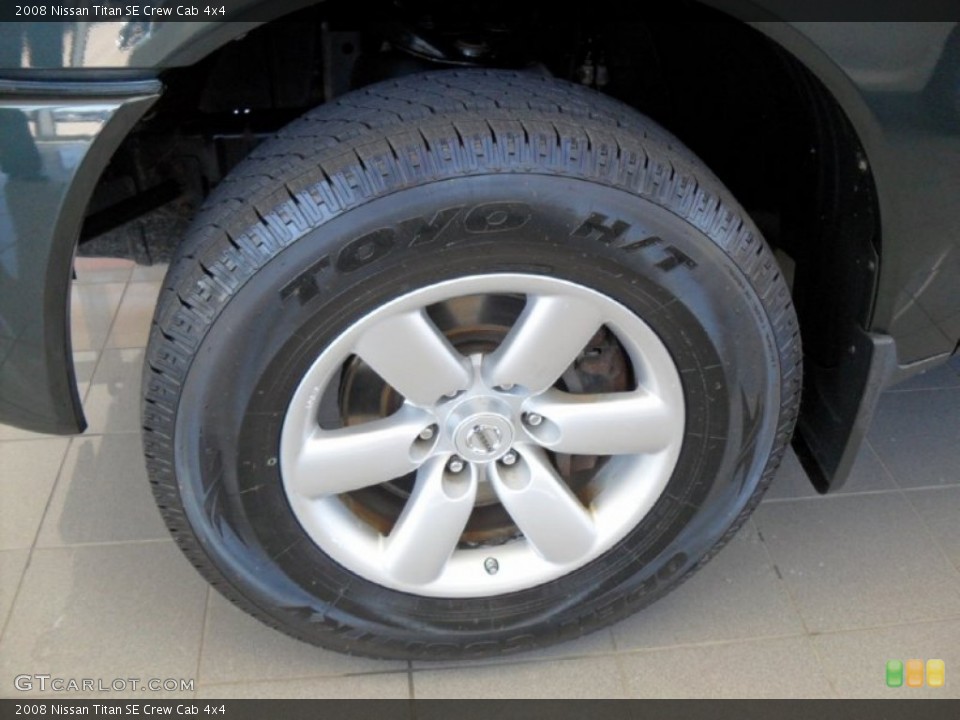 2008 Nissan Titan SE Crew Cab 4x4 Wheel and Tire Photo #55398864