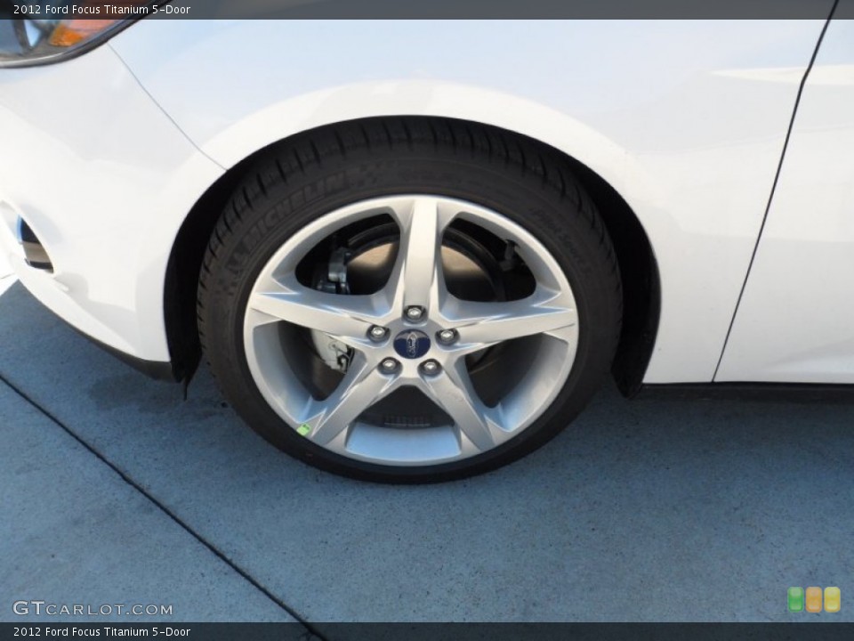 2012 Ford Focus Titanium 5-Door Wheel and Tire Photo #55399020